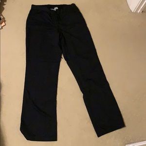 Black scrub pants